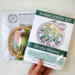 Jessica Long Blissful Blooms Beginner Embroidery Kit