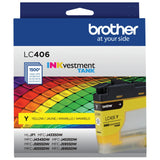 Brother LC406YS LC406 Yellow INKvestment Tank Ink Cartridge - 48 ml