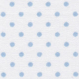 Blue Dots on White Fabric - Print #2161
