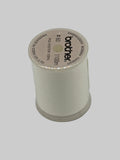 Brother White 60 Weight Embroidery Bobbin Thread - Single Spool