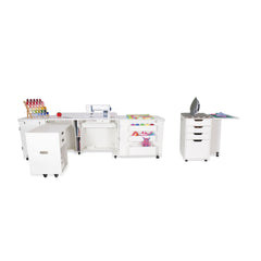 Aussie Sewing Cabinet with Kiwi Storage Cabinet