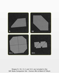 AccuQuilt GO! Qube 8” Companion Set-Corners