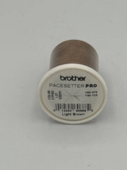 Brother Light Brown 100% Polyester Color Fast, High Shine Embroidery Thread ETP323