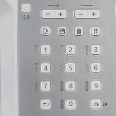 Juki HZL-HT740 Compact Size Computer Controlled Sewing Machine with 116 Stitch Patterns and 2 Fonts