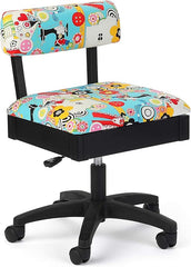 Arrow Hydraulic Sewing Chair with Lumbar Support