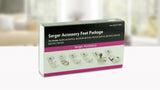 Serger Foot Pkg 6pc BLS3 BLS1 BLE3ATW3 BLE3ATW2 BLE1AT2 BLE1SX2 BLE1DX2