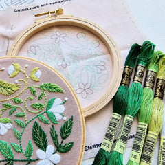 Jessica Long Blissful Blooms Beginner Embroidery Kit
