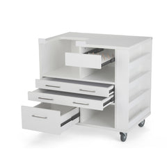 Ava Ash White Embroidery Cabinet - Brother / Baby Lock / Bernina