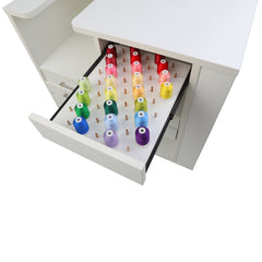 Ava Ash White Embroidery Cabinet - Janome / Juki