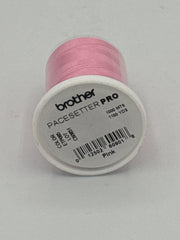 Brother Pink 100% Polyester Color Fast, High Shine Embroidery Thread ETP085