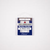Klassé Twin Embroidery Needle – 2.0mm (Single)