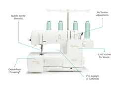 Baby Lock Euphoria Cover Stitch Machine - Floor Model
