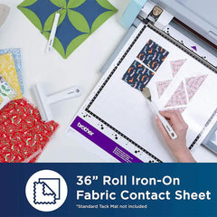 Brother Iron-On Fabric Appliqué Contact Sheet – 36 Inch