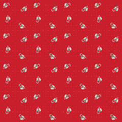 Riley Blake Claus & Co. Candy Cane Toss Red C17746-RED
