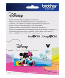 Brother Disney Mickey & Friends Appliqué Pattern Collection (CADSNP03)
