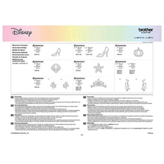 Brother Disney Cinderella & Ariel Design Pattern Collection (CADSNP07)