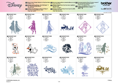 Brother Disney Frozen 2 Design Collection (CADXDSNP11)