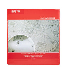 SewTech EF97M hoop on machine