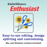 Embrilliance Enthusiast - Stitch Editing, Knockdown & Design Splitting