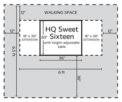 HQ Sweet Sixteen Quilting Machine