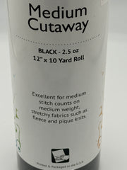 No-Show Mesh Cutaway (Black) Stabilizer 12