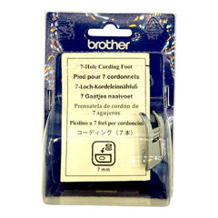 Brother, Babylock 7 mm Cording Foot with 7 holes for horizontal