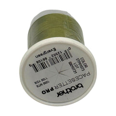 Brother Evergreen 100% Polyester Color Fast, High Shine Embroidery Thread ETP01073