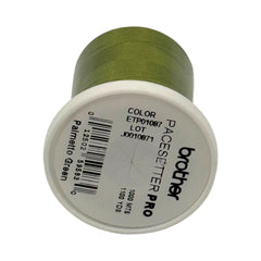 Brother Palmetto Green 100% Polyester Color Fast, High Shine Embroidery Thread ETP01087
