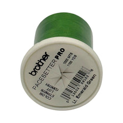 Brother Light Emerald Green 100% Polyester Color Fast, High Shine Embroidery Thread ETP0076