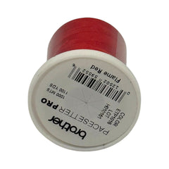 Brother Flame Red 100% Polyester Color Fast, High Shine Embroidery Thread ETP01016