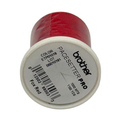 Foxy Red 100% Polyester Color Fast, High Shine Embroidery Thread