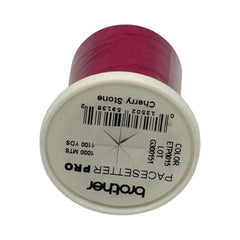 Brother Cherry Stone 100% Polyester Color Fast, High Shine Embroidery Thread ETP0015