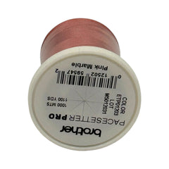 Brother Pink Marble 100% Polyester Color Fast, High Shine Embroidery Thread ETP01203