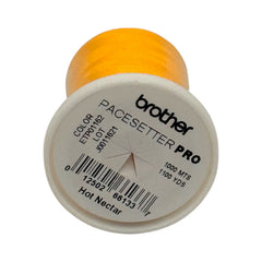 Brother Hot Nectar 100% Polyester Color Fast, High Shine Embroidery Thread ETP01162