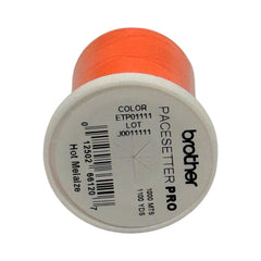 Brother Hot Malaise 100% Polyester Color Fast, High Shine Embroidery Thread ETP01111
