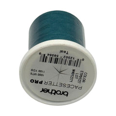 Brother Teal 100% Polyester Color Fast, High Shine Embroidery Thread ETP01227