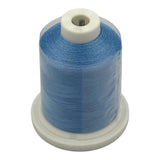 Brother Glacier Blue 100% Polyester Color Fast, High Shine Embroidery Thread ETP01288