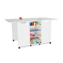 Kookaburra Sewing Cabinet & Cutting Table - Ash White, Teak or Grey