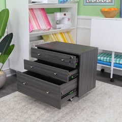 Joey Sewing Cabinet - Ash White, Teak or Grey