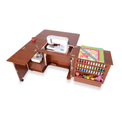 Aussie Dual Rail Electric Sewing Cabinet FREE FLOOR LAMP