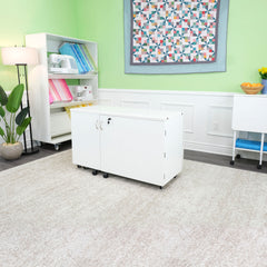 Aussie Dual Rail Electric Sewing Cabinet FREE FLOOR LAMP