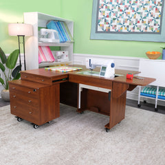 Kangaroo & Joey Dual Rail Electric Sewing Cabinet FREE FLOOR LAMP