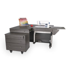 Kangaroo & Joey Dual Rail Electric Sewing Cabinet FREE FLOOR LAMP