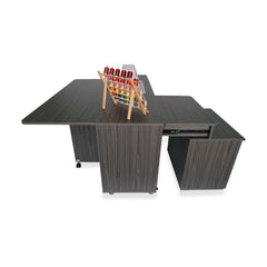 Kangaroo & Joey Dual Rail Electric Sewing Cabinet FREE FLOOR LAMP