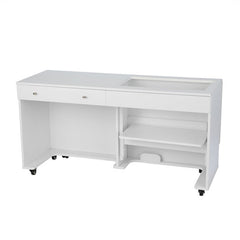 Kangaroo Sewing Cabinet - Grey, Teak or Ash White