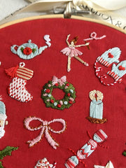 MakeBox & Co. The 24 Days of Advent Embroidery Kit, 9