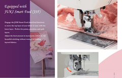 KIREI HZL-NX7 Professional Quality Quilting and Sewing Machine with 351 Stitch Patterns and 4 Fonts