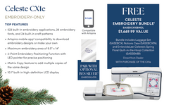 CX1E Celeste CX1e Embroidery Only Machine ( Call for Price )