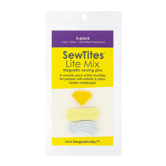SewTites Lite Mix Magnetic Sewing Pins - 3 Pack