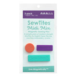 SewTites Midi Mix Magnetic Sewing Pins - 3 Pack